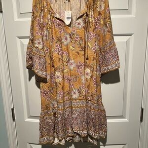 Avenue/Aveology Boho Tunic Size 26/28 NWT